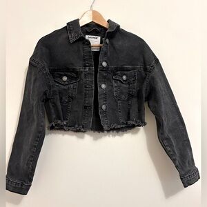 GARAGE Cropped Jean Jacket